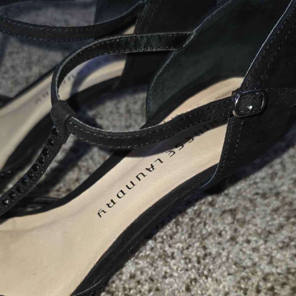 Chinese Laundry Black Strappy Heels - Picture 5 of 9